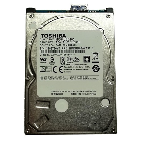 Toshiba 2tb mq04ubd200 - toshiba, 2,5"