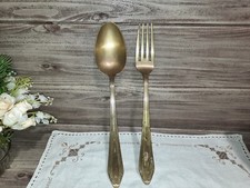 PRIMI 900 POSATE OTTONE DA PORTATA FORCHETTA CUCCHIAIO LUNGH CM 27 KG 0,2