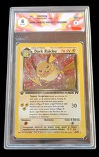 Dark Raichu 83/82 1° edizione ITA Team Rocket 2000 Pokémon Card Graad 6 Ex/Mt