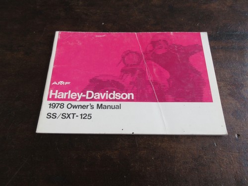 Harley davidson 125 sxt - davidson, ss-125