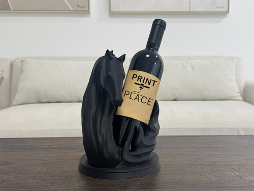Porta bottiglia vino cavallo - bottiglia,