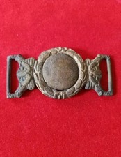 Rara fibbia militare in bronzo