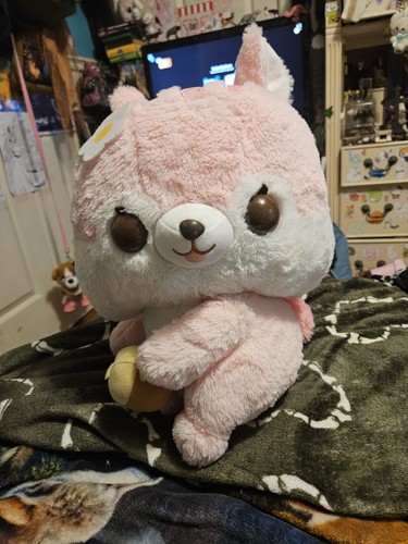 Peluche amuse scoiattolo - scoiattolo, rosa