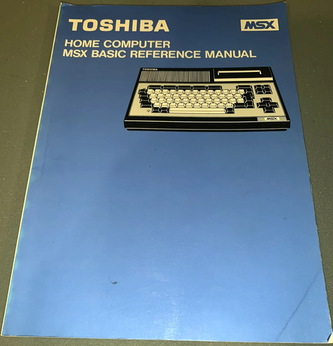 Toshiba home computer msx - toshiba,