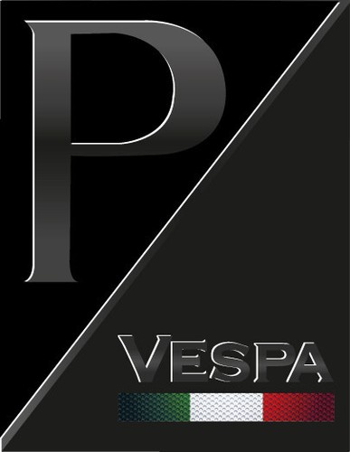 Adesivo vespa emblema cascata - adesivo,