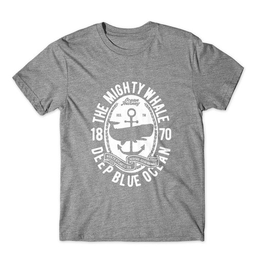 Shirt the mighty whale - mighty,