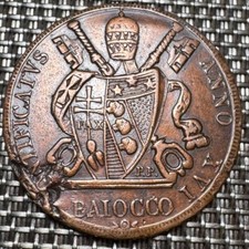 VATICAN PIÈCE DE 1  BAIOCCO