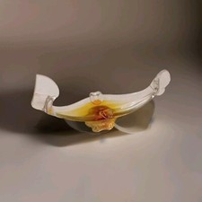 Posacenere Barca, Gondola Veneziana In Vetro Di Murano (Vintage)