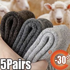 5 paia di calzini invernali da