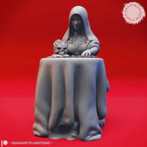 Miniatura una veggente - miniatura,