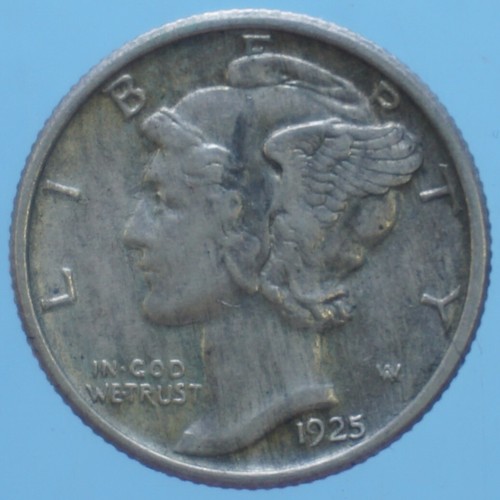 America dime 1925 mercury - 1925,