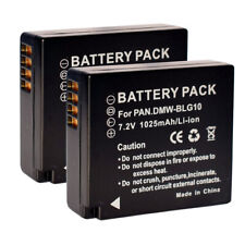 2 batterie per Panasonic DMW-BLG10E DMW-BLE9E Lumix DC-TZ90 DMC-TZ110 DMC-GX7 GX85