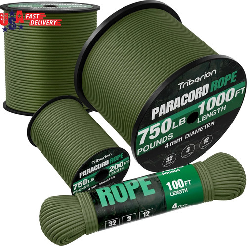 Corda paracord 750 100ft - 750, lb