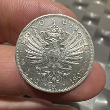 MONETA REGNO V. E. III 1 Lira
