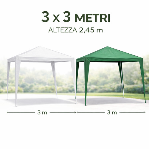 Gazebo 3x3 impermeabile da - 3x3,