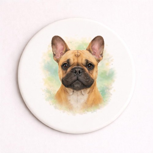 Sottobicchiere bulldog - sottobicchiere,