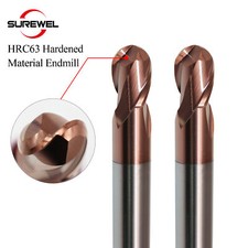 CNC HRC63 fresa terminale in