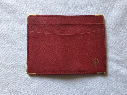 Porta garanzia pelle rossa - porta,