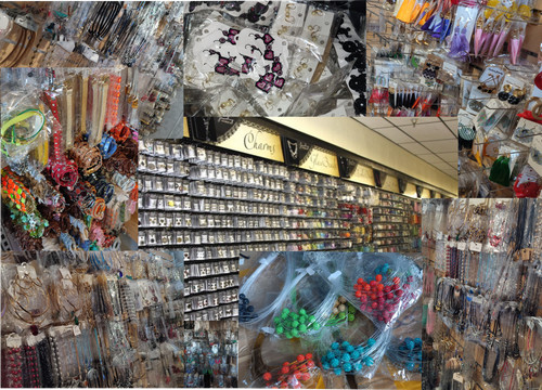 Lot bijoux fantaisie 100 pcs - bijoux,