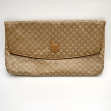 Borsa pochette CELINE Macadam PVC beige autentica 662