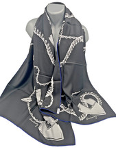 Sciarpa stola seta BURBERRY nuovo modello autentica