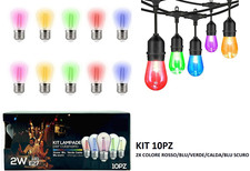 Catena di 10 Lampadine E27 10