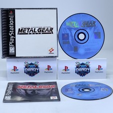 Metal Gear Solid PS1 Black Label - CIB con manuale - PlayStation