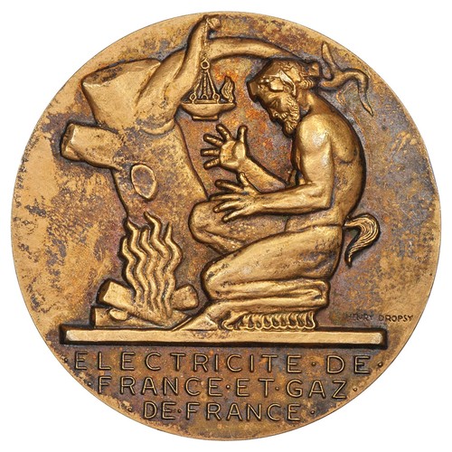 Medaglia electricité gaz - et,