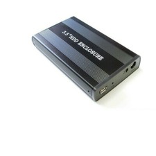 CASE BOX ESTERNO PER HARDISK HARD DISK IN ALLUMINIO HD 3.5" IDE USB 2.0 HDD