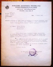 MINISTERO ASSISTENZA POST