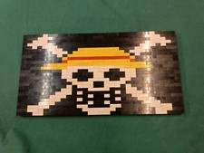 Lego Vintage Logo PIRATES Classic Pixel Art Quadro Targa Decorazione One Piece