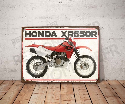 Plaque métal vintage honda - plaque,