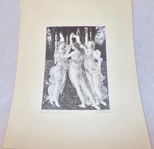 B&W Serigraph Botticelli