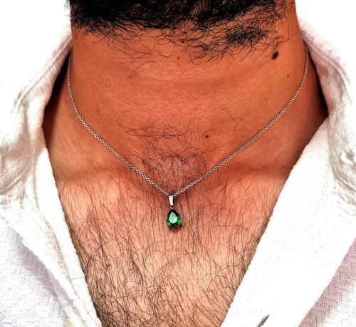 Collana uomo goccia di - collana, da