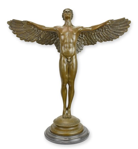 Scultura bronzo rising day - bronzo,