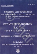 AERONAUTICA ACCESSORI Estintore CO2 SILMA MARIANI 1940 CA515 Manual - DVD