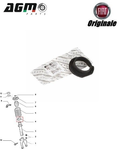 Anello supporto ammortizzatore - anello,