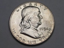 BU 1954-D Dime Argento