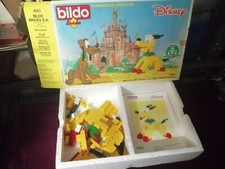 GIOCO DA TAVOLO DI SOCIETA' COSTRUZIONI BILDO BRICKS TIPO LEGO DISNEY RARITA'!