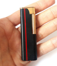 Elegante accendino nero oro - accendino,
