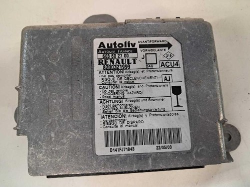 603602700 centralina airbag