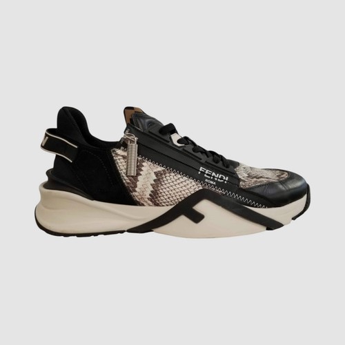 Fendi mens black flow zipper - mens,
