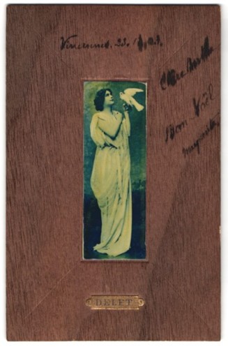 Cartolina legno delft - in,