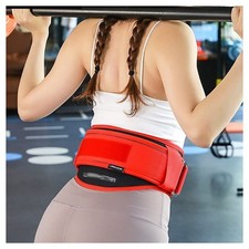 CINTURA DA SOLLEVAMENTO PESI A DOPPIO STRATO PROTETTIVO SPORTIVO DA STACCO SQUAT