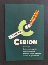 VITAMINA C CEBION ANNI 50 S.A. BRACCO ITALMERCK MILANO ITALIA FARMACEUTICA FIALE