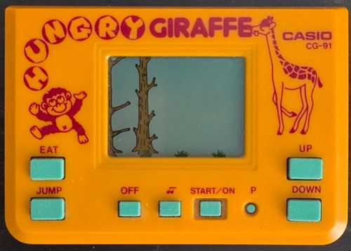 Casio hungry giraffe - giraffe, cg-91