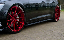 Kit Soglie Laterali in ABS con Ala Laterale Anteriore per AUDI A6 C8 F2 2018-2023