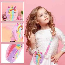 Borsa Ragazze Silicone Pop it