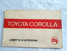 TOYOTA COROLLA 1 LIBRETTO