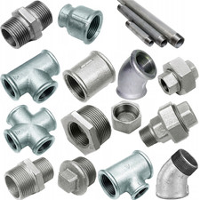 Raccordo zincato ghisa